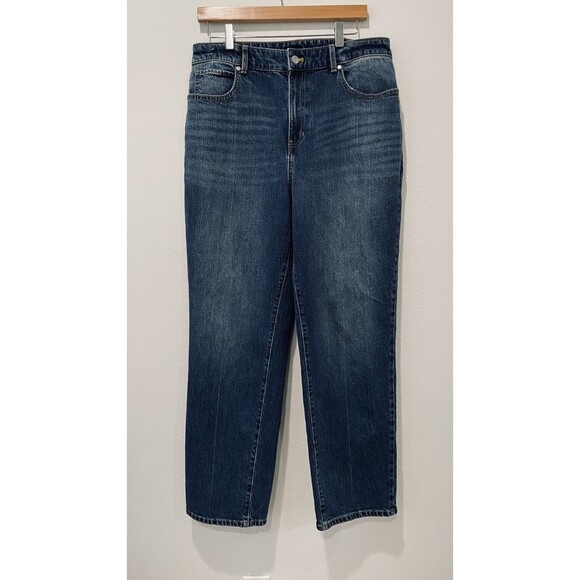 Talbots Jeans 12 High Waisted Relaxed 32x30 Talbots Jeans Palisade Wash Talbots - Picture 8 of 16